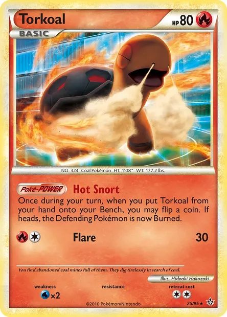 Torkoal, Pokémon card UL 25 — Unleashed set