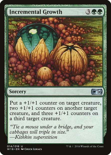 Incremental Growth, Magic card W16 14 — Welcome Deck 2016 set