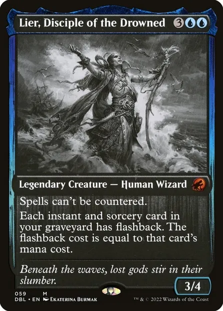 Lier, disciple des noyés, carte Magic DBL 59 — extension Innistrad : Double Programme