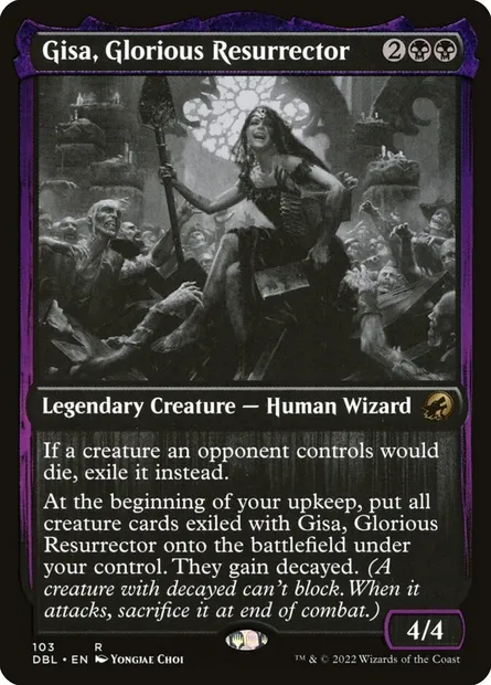 Gisa, Glorious Resurrector, Magic card DBL 103 — Innistrad: Double Feature set