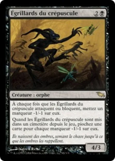 Égrillards du crépuscule, carte Magic SHM 65 — extension Sombrelande