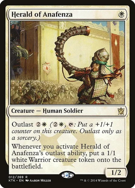 Herald of Anafenza, Magic card KTK 12 — Khans of Tarkir set