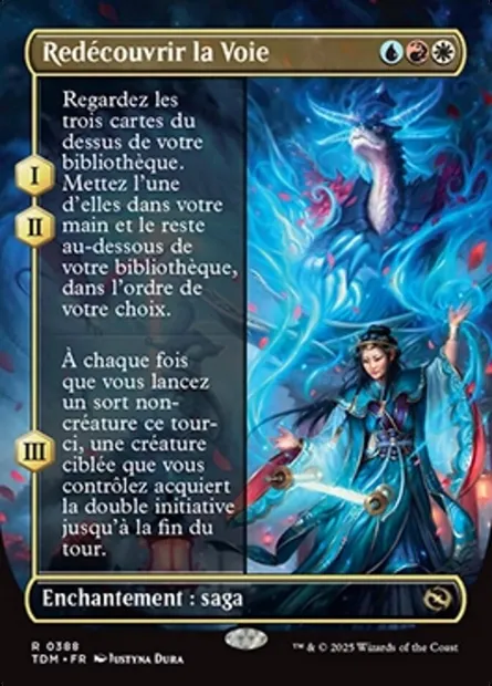 Redécouvrir la Voie, carte Magic TDM 388 — extension Tarkir: Dragonstorm