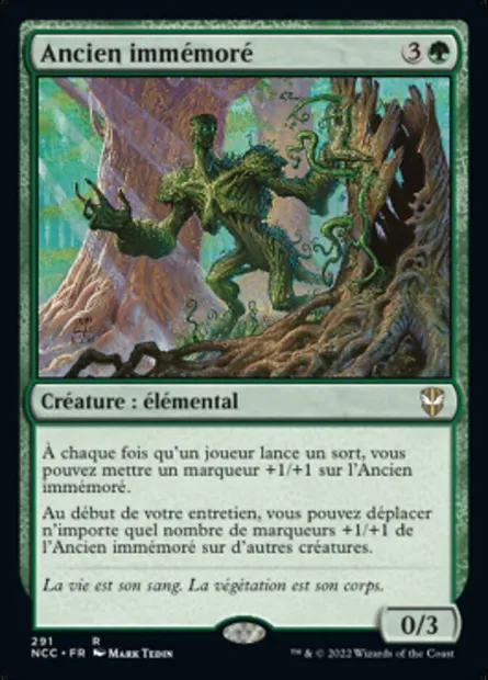 Ancien immémoré, carte Magic NCC 291 — extension New Capenna Commander