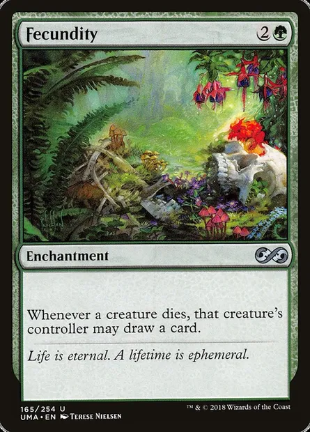 Fécondité, carte Magic UMA 165 — extension Ultimate Masters