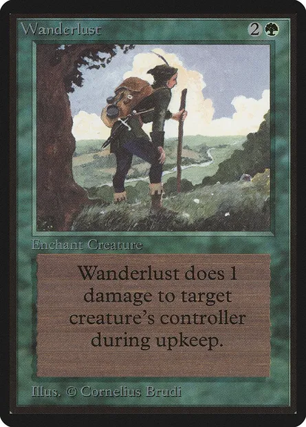 Wanderlust, Magic card LEB 227 — Limited Edition Beta set