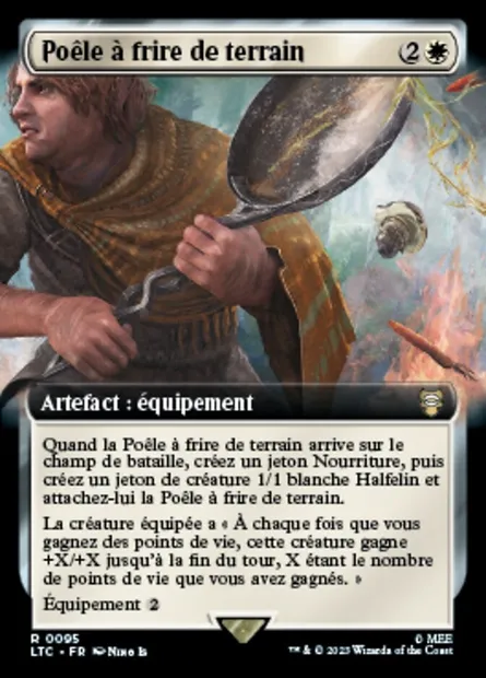 Poêle à frire de terrain, carte Magic LTC 95 — extension Tales of Middle-earth Commander