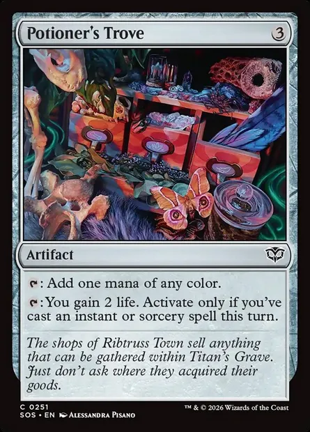 Potioner's Trove, Magic card SOS 251 — Secrets of Strixhaven set
