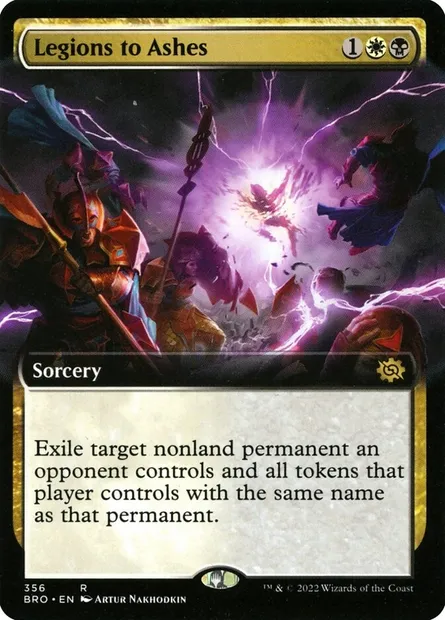 Legions to Ashes, Magic card BRO 356 — The Brothers' War set