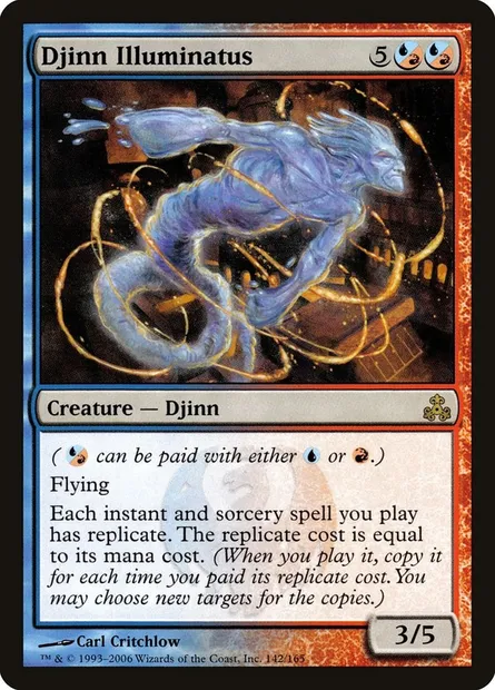 Djinn Illuminatus, Magic card GPT 142 — Guildpact set