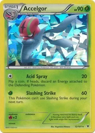 Accelgor, Pokémon card TDX 012h — Theme Deck & Blisters Exclusives set
