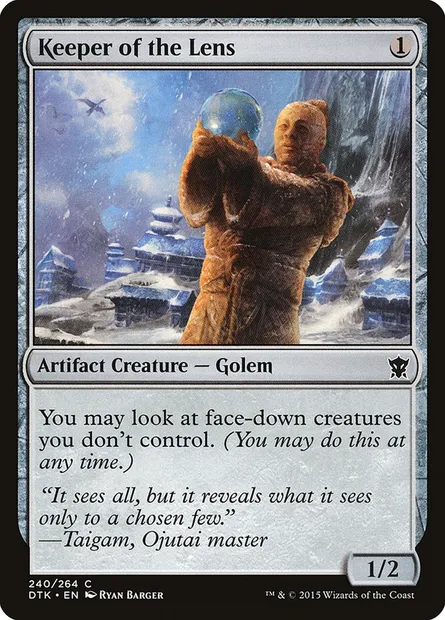 Keeper of the Lens, Magic card DTK 240 — Dragons of Tarkir set
