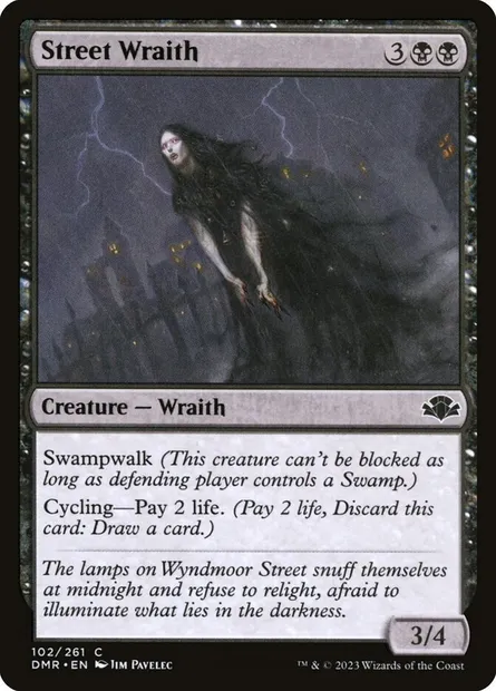 Street Wraith, Magic card DMR 102 — Dominaria Remastered set