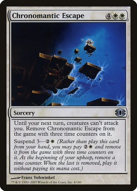 Évasion chronomantique, carte Magic FUT 4 — extension Vision de l'Avenir