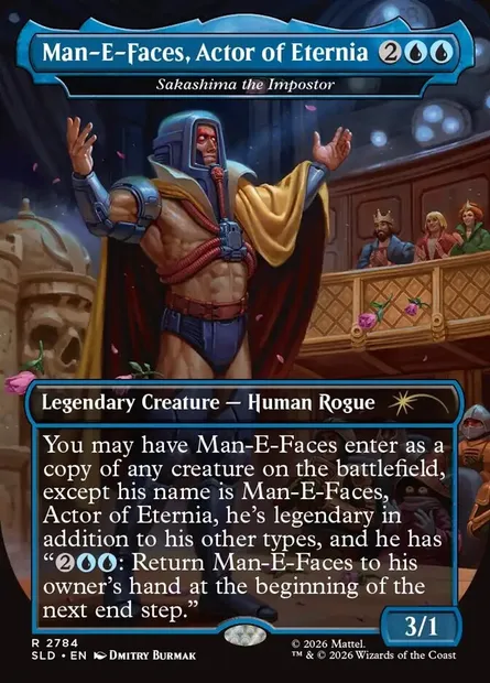 Sakashima the Impostor, Magic card SLD 2784 — Secret Lair Drop set