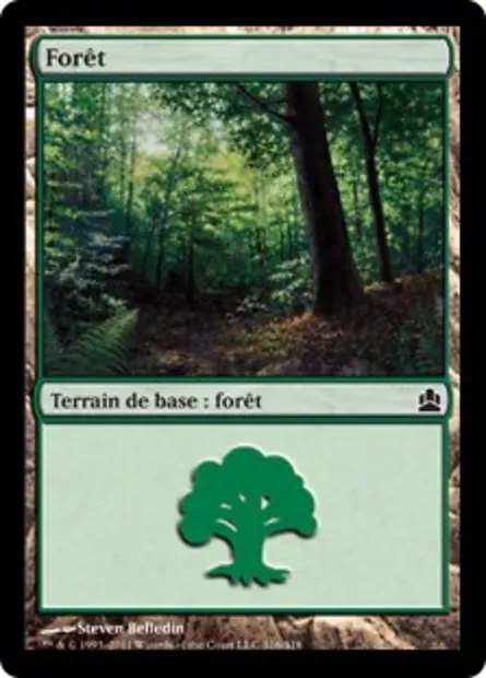 Forêt, carte Magic CMD 316 — extension Commander 2011