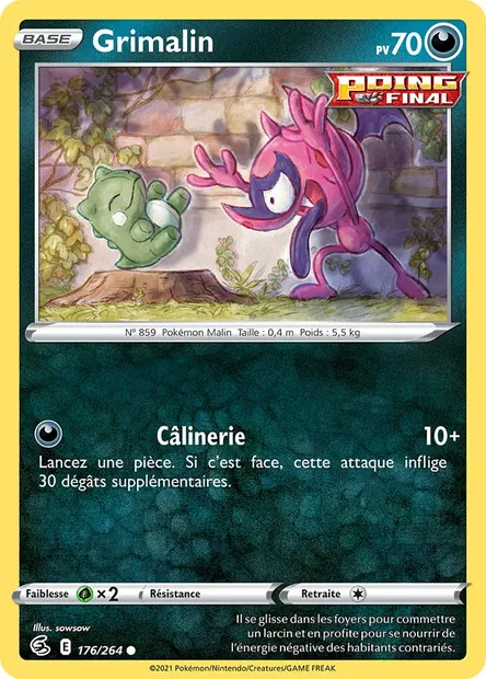 Grimalin, carte Pokémon FST 176 — extension Poing de Fusion