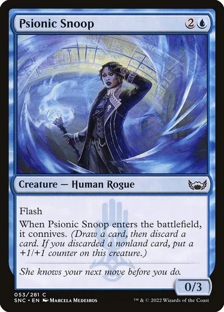 Psionic Snoop, Magic card SNC 53 — Streets of New Capenna set