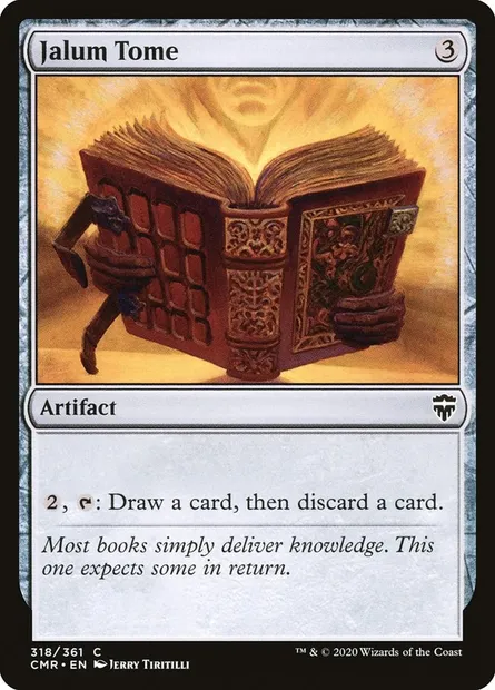 Jalum Tome, Magic card CMR 318 — Commander Legends set