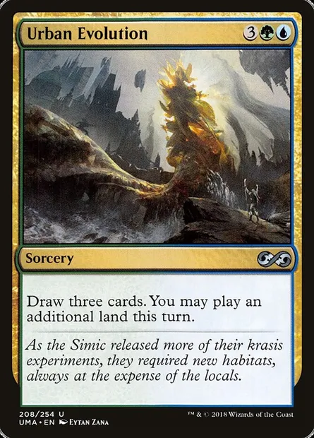 Évolution urbaine, carte Magic UMA 208 — extension Ultimate Masters
