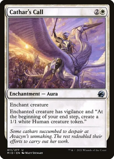 Cathar's Call, Magic card MID 11 — Innistrad: Midnight Hunt set