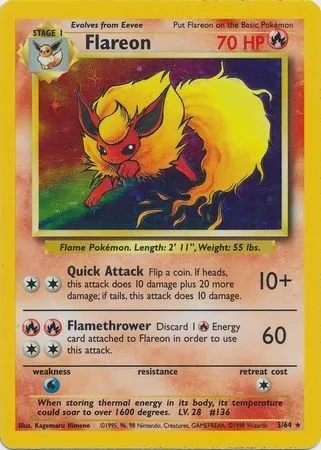 Pyroli, carte Pokémon ERR 003-2 — extension Pokémon Misprints