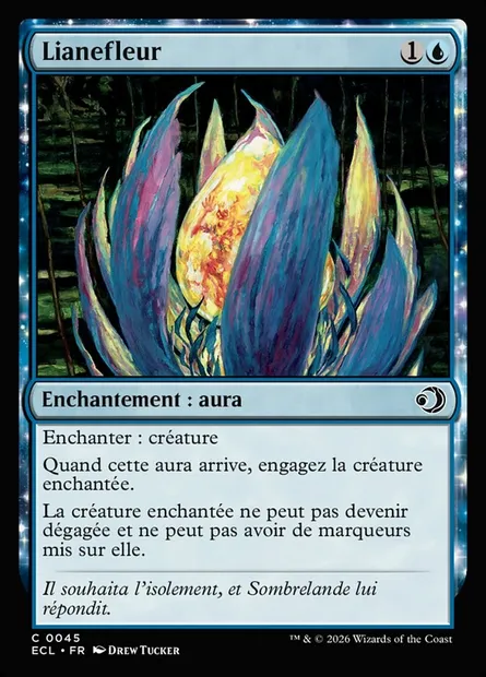 Lianefleur, carte Magic ECL 45 — extension Lorwyn Eclipsed