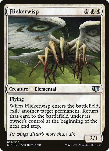 Flickerwisp, Magic card C14 71 — Commander 2014 set