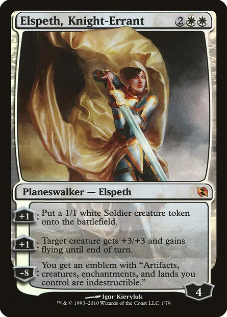 Elspeth, Knight-Errant, Magic card DDF 1 — Duel Decks: Elspeth vs. Tezzeret set