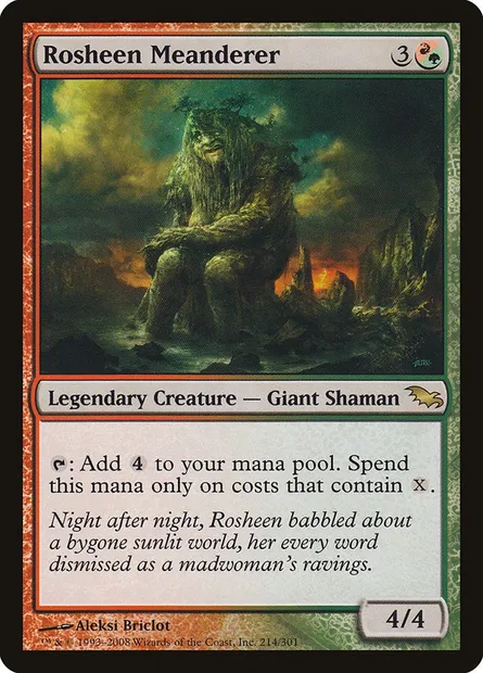 Rosheen Meanderer, Magic card SHM 214 — Shadowmoor set