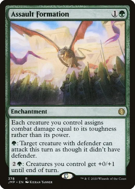 Assault Formation, Magic card JMP 378 — Jumpstart set