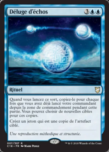 Déluge d'échos, carte Magic C18 7 — extension Commander 2018