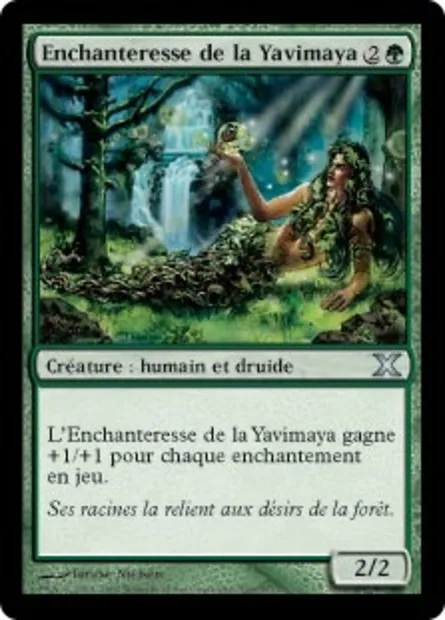 Enchanteresse de la Yavimaya, carte Magic 10E 310 — extension Dixième édition