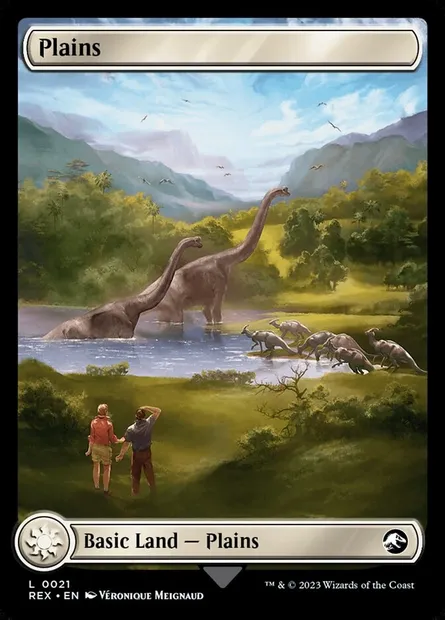 Plains, Magic card REX 21 — Jurassic World Collection set