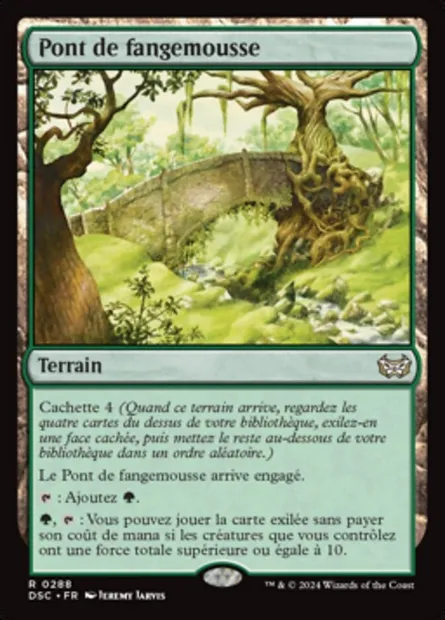 Pont de fangemousse, carte Magic DSC 288 — extension Duskmourn: House of Horror Commander