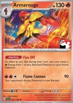 Armarouge, Pokémon card PPS 041-3 — Play! Pokémon Prize Pack Series set