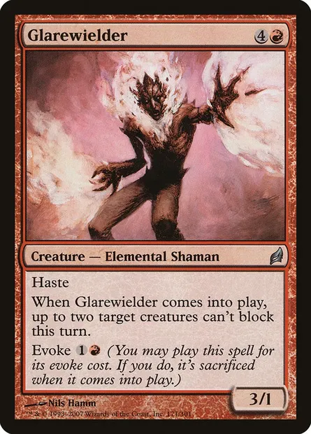 Glarewielder, Magic card LRW 171 — Lorwyn set