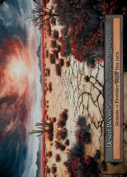 Desert Bloom, Sorcery card GOT 379 — Gothic set