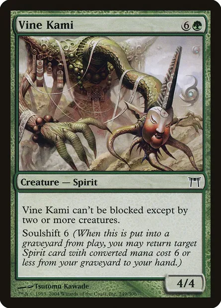 Kami des vignes, carte Magic CHK 249 — extension Guerriers de Kamigawa