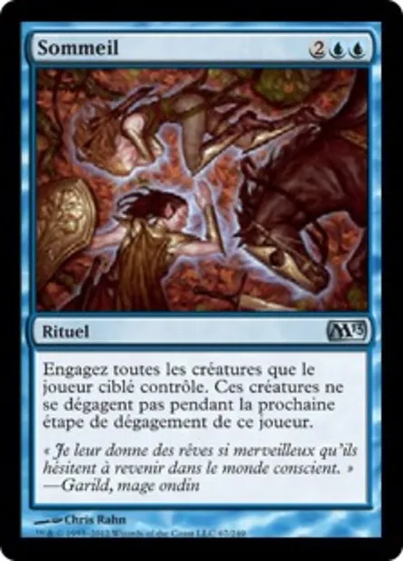 Sommeil, carte Magic M13 67 — extension Magic 2013