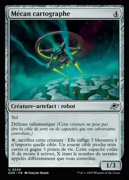 Mécan cartographe, carte Magic EOE 245 — extension Edge of Eternities