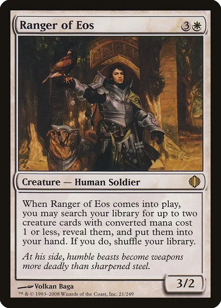 Ranger of Eos, Magic card ALA 21 — Shards of Alara set