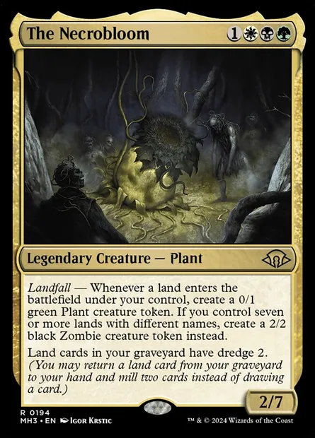 The Necrobloom, Magic card MH3 194 — Modern Horizons 3 set