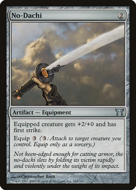 No-dachi, carte Magic CHK 264 — extension Guerriers de Kamigawa