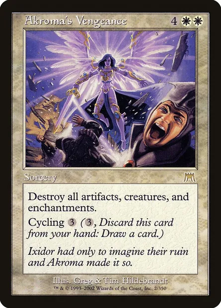 Akroma's Vengeance, Magic card ONS 2 — Onslaught set