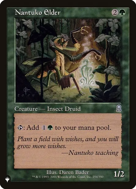Nantuko Elder, Magic card PLST ODY-254 — The List set