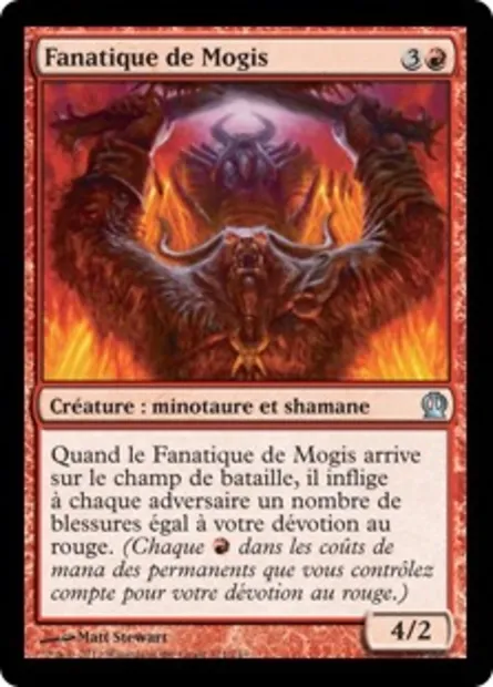 Fanatique de Mogis, carte Magic THS 121 — extension Theros