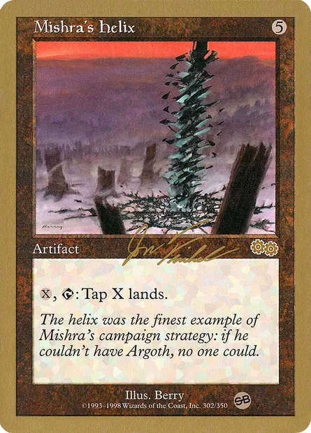Mishra's Helix, Magic card WC00 jf302sb — World Championship Decks 2000 set