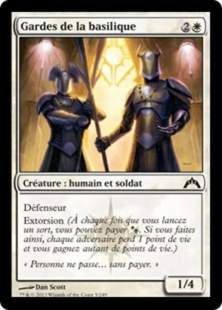Gardes de la basilique, carte Magic GTC 5 — extension Insurrection