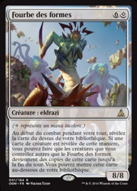 Fourbe des formes, carte Magic OGW 1 — extension Le serment des Sentinelles